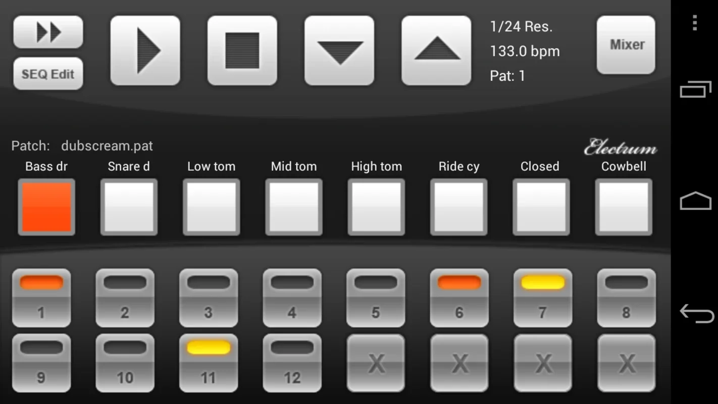 Electrum Drum Machine DEMO for Android: Unleash Your Creativity