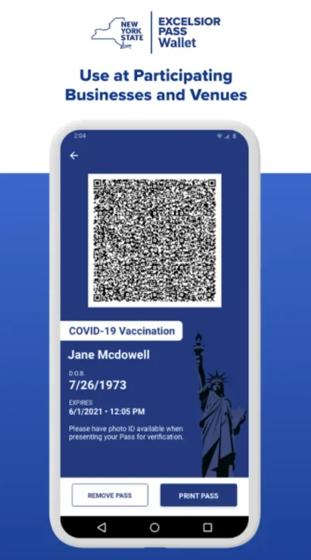 NYS Excelsior Pass Wallet for Android: Simplify Health Pass Access