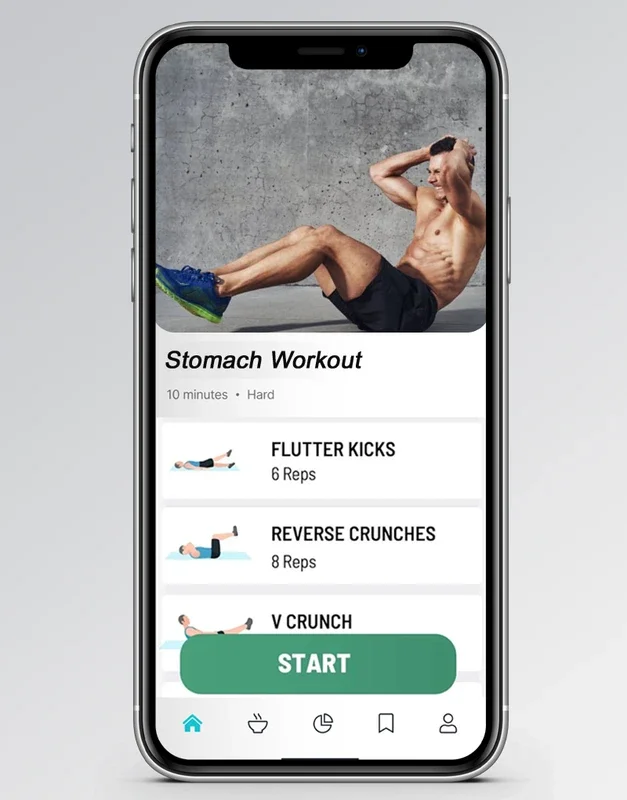 Stomach Exercise App For Men on Android: Reduce Fat