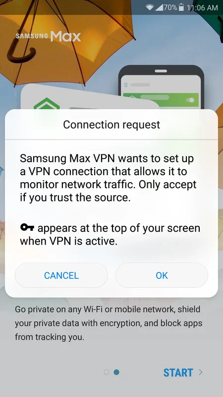 Samsung Max: Android Data Savings and Privacy Protection