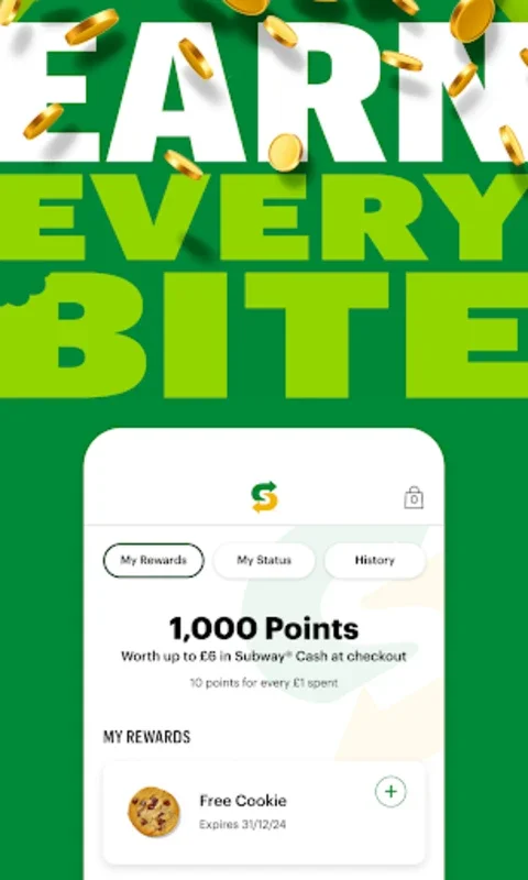 SUBWAY® Android App - Rewards and Easy Ordering