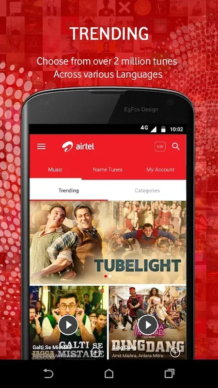 Airtel Hellotunes for Android - Enhance Caller Experience