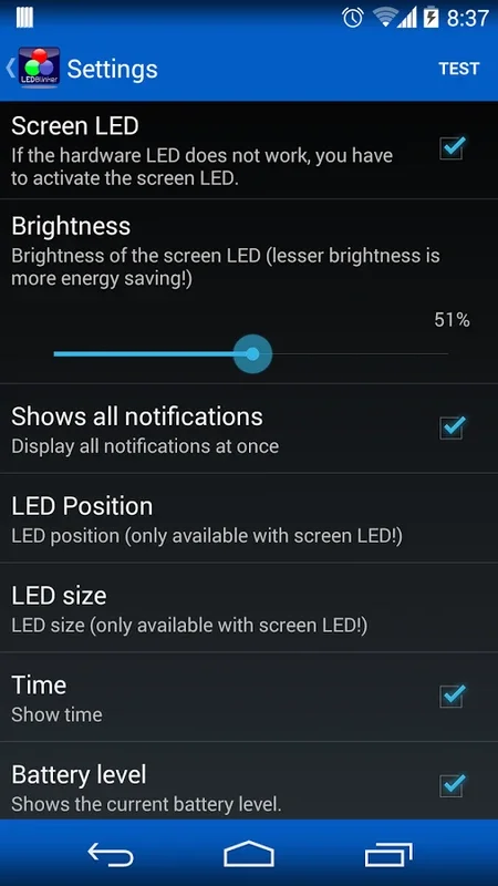 LED Blinker Lite for Android - Customize Notifications Easily