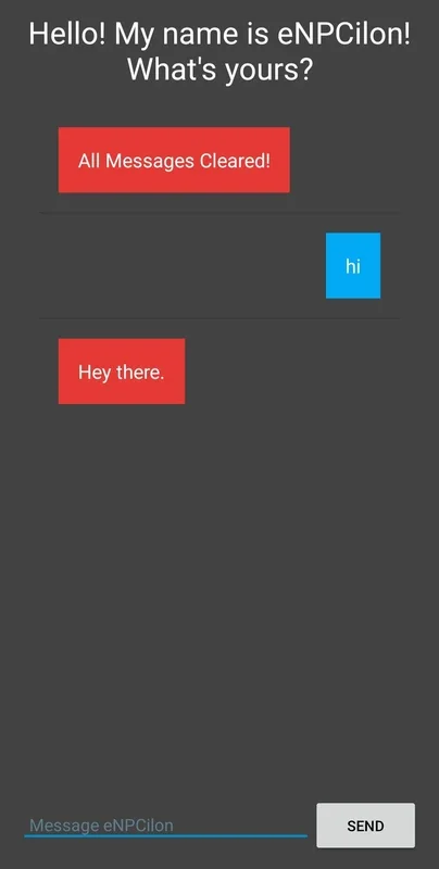 eNPCilon - Customizable Chatbot for Android