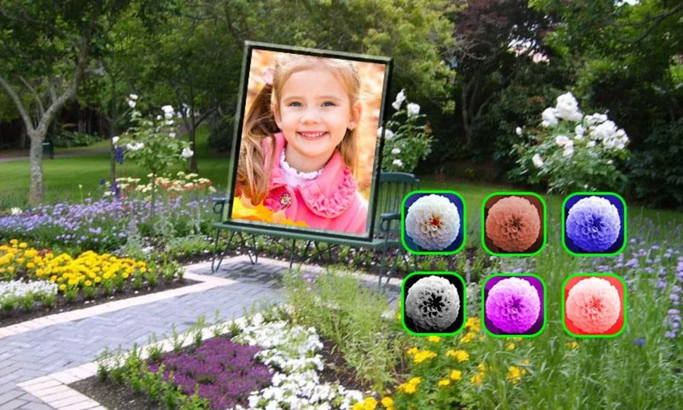 Garden Photo Frames for Android - Enhance Your Photos