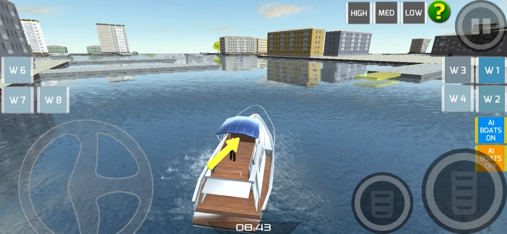 Jet Boat Sim Cruise Ship Drive for Android - Thrilling Sailing Experience