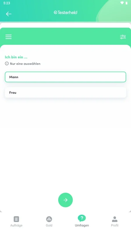 Testerheld for Android - Earn Money by Completing Surveys