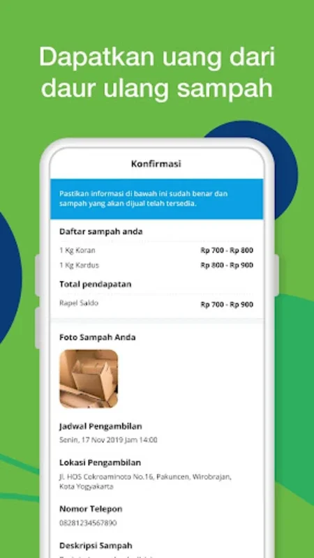 Rapel - Jual Beli Sampah for Android: Earn Money and Rewards for Waste