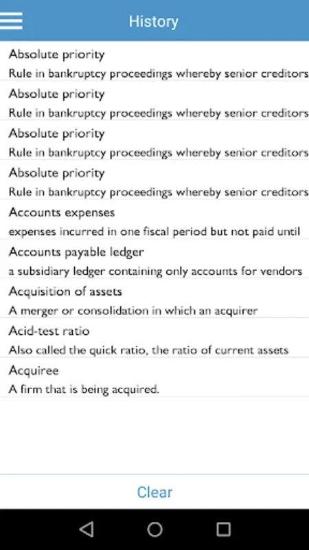 Accounting Dictionary for Android: Comprehensive Terms & Features