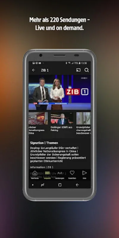 ORF TVthek for Android: Seamless TV Experience