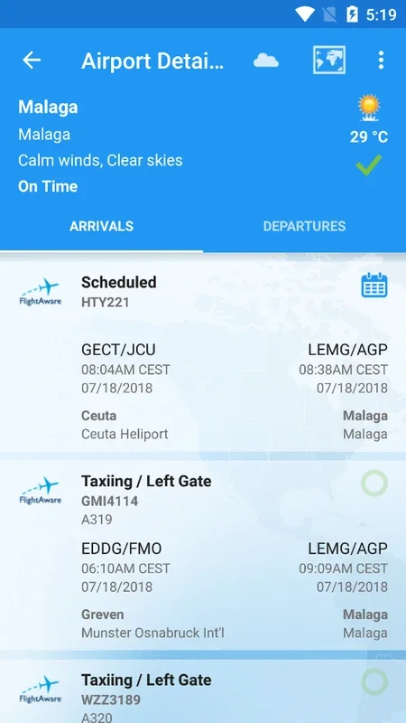 FlightAware for Android - Track Flights Worldwide