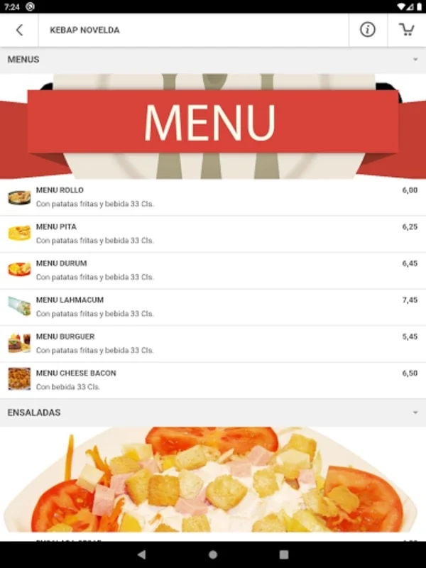 Kebap Novelda for Android - Streamline Meal Ordering