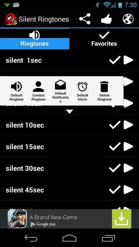 Silent Ringtones for Android - Serene Sound Options