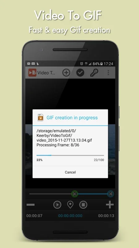 Video To GIF for Android - Transform Videos into GIFs