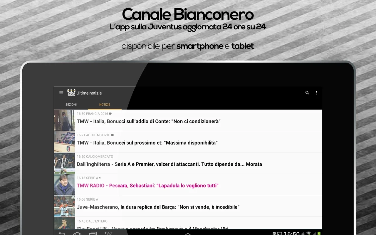 Canale Bianconero for Android - Stay Connected with Juventus