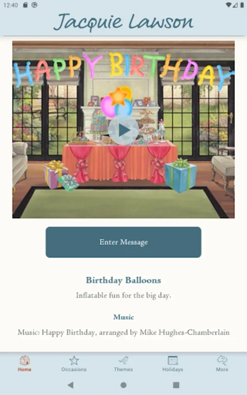 Jacquie Lawson Ecards for Android - Send Animated Greetings Easily