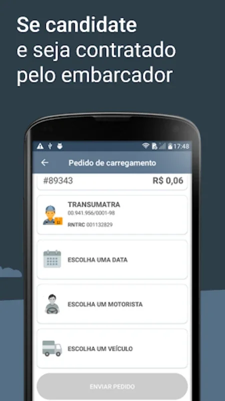 Freto - Frete carga todo dia for Android: Streamline Freight Scheduling