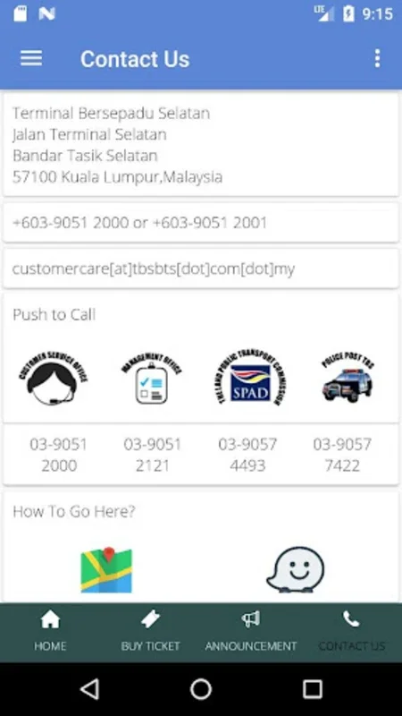 TBS-BTS for Android: Streamline Your Malaysia Travel