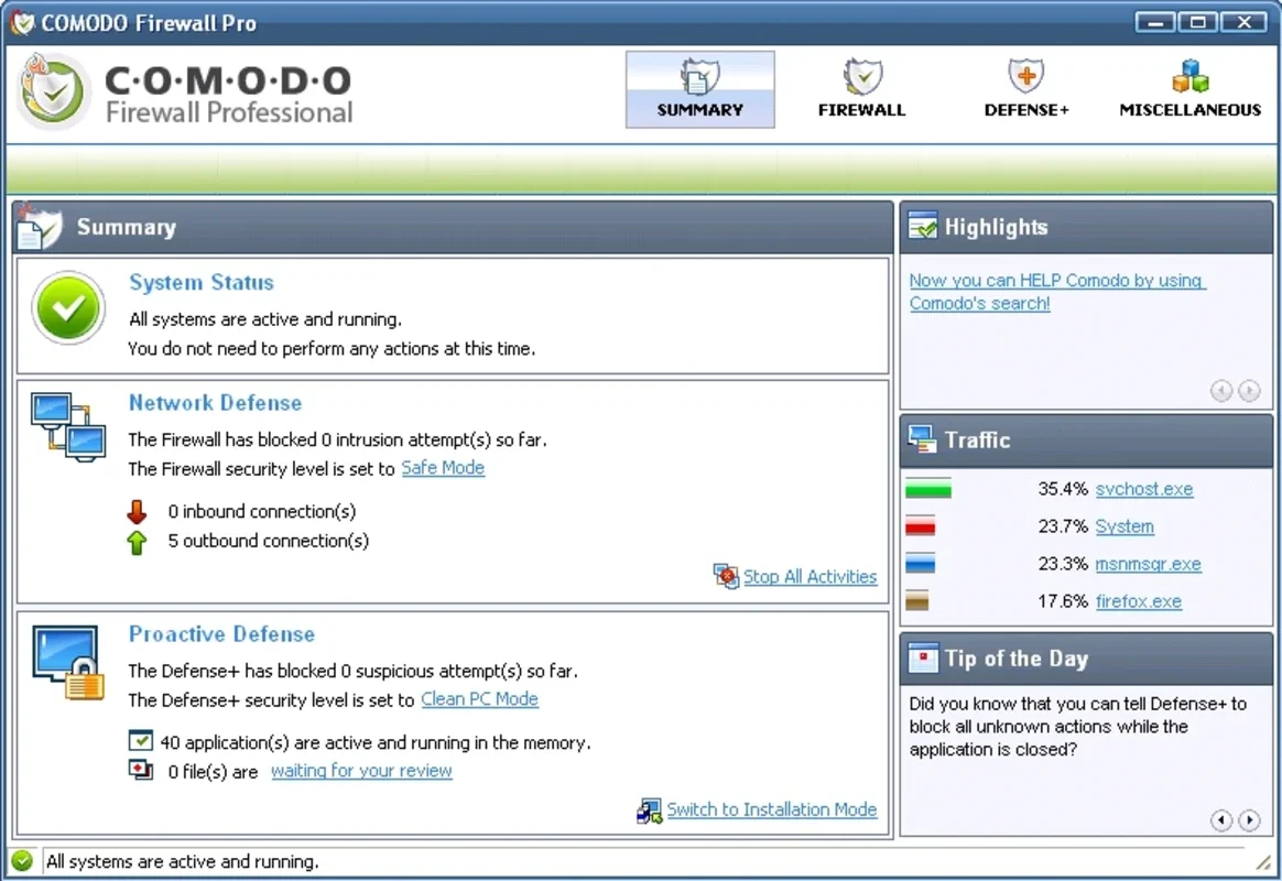 Comodo Firewall: Robust Windows Security for Enhanced Online Protection