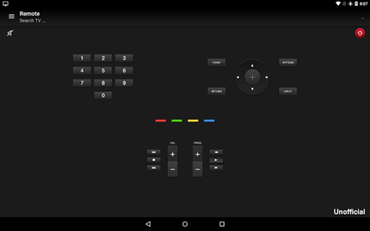 Soni Remote TV for Android - Control Your Sony TV Remotely