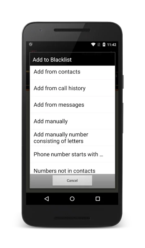 BlackList for Android - Block Calls and SMS