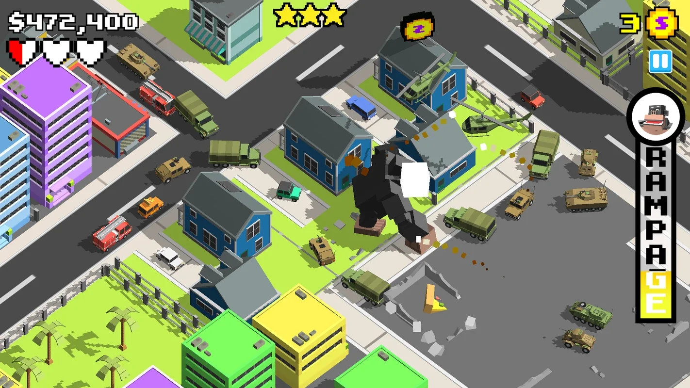 Smashy City for Android - Monstrous City - Wreaking Havoc