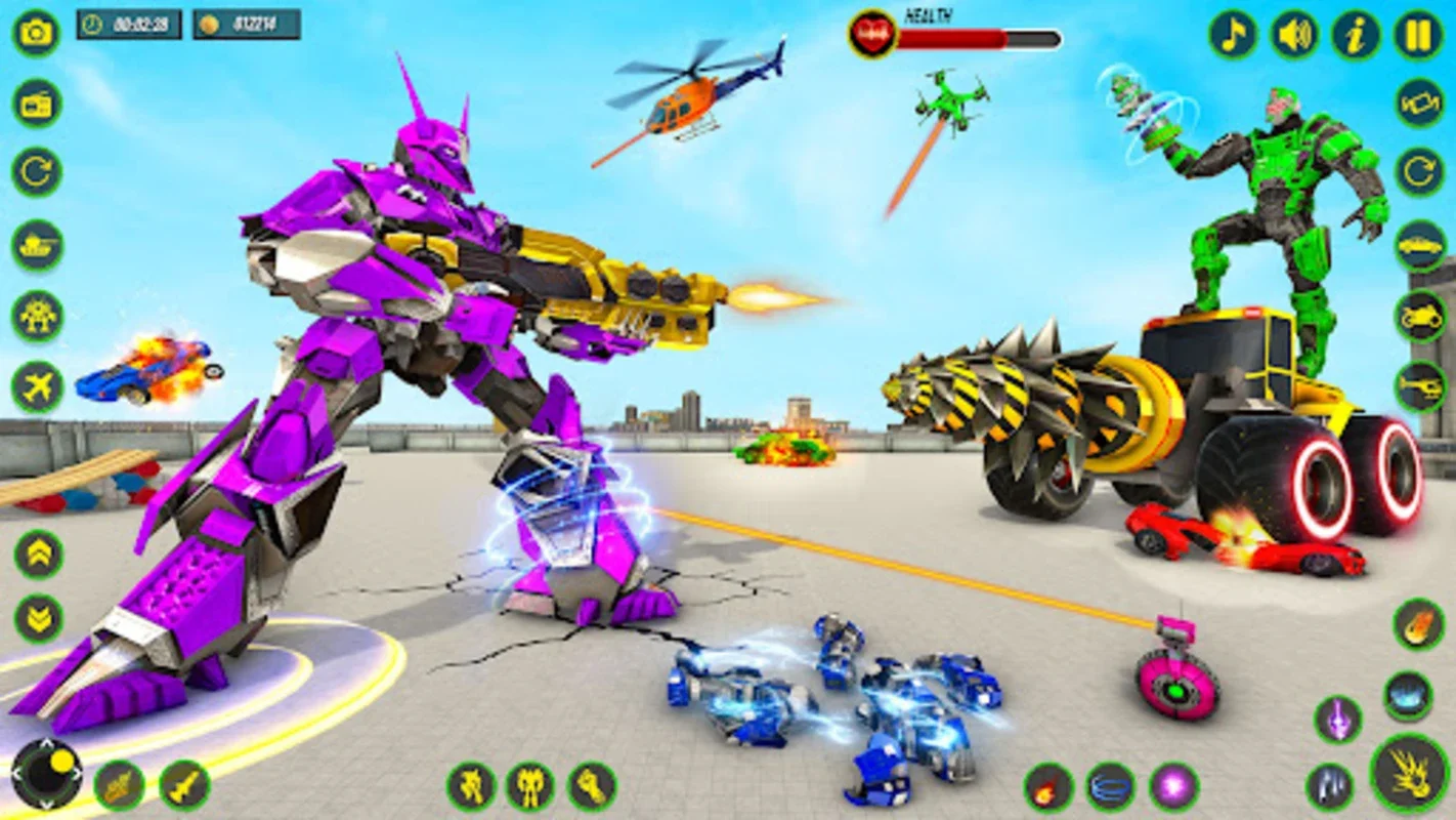 Bull Robot Car Game: Android's Action-Packed Mech Arena