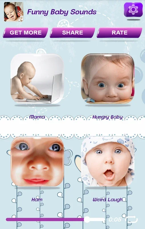 Funny Baby Sounds for Android - Enjoy Amusing Sounds