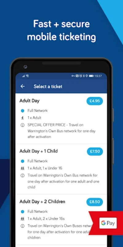 Touch & Go Warrington for Android: Streamline Your Bus Travel