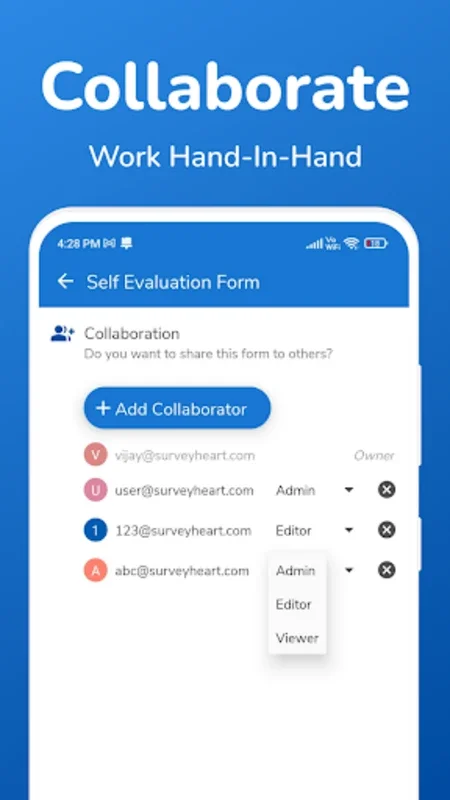 SurveyHeart: Form, Poll & Quiz for Android - Efficient Form Creation