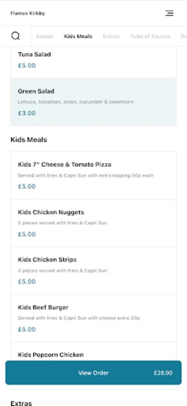 Flames Kirkby for Android - Order Food with Exclusive Deals