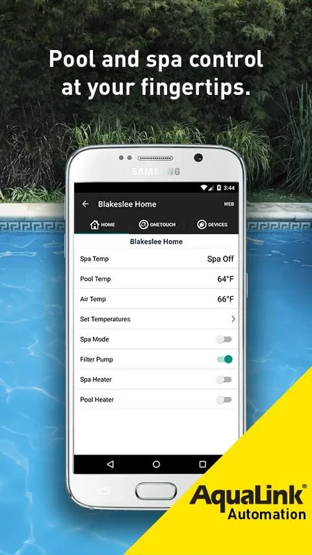 iAquaLink for Android: Complete Pool Control