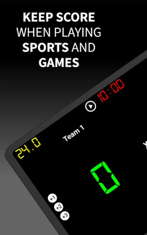 Virtual Scoreboard: Keep Score for Android - Manage Sports Scores Easily