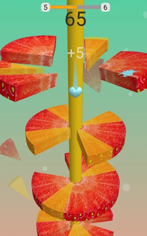 Helix Fruits Fall for Android - Immersive Arcade Fun