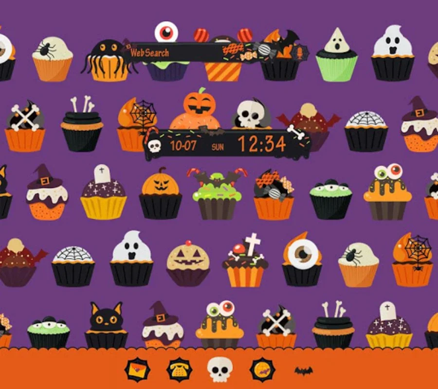 Halloween Cupcakes Theme for Android - Add Spooky Fun to Your Device