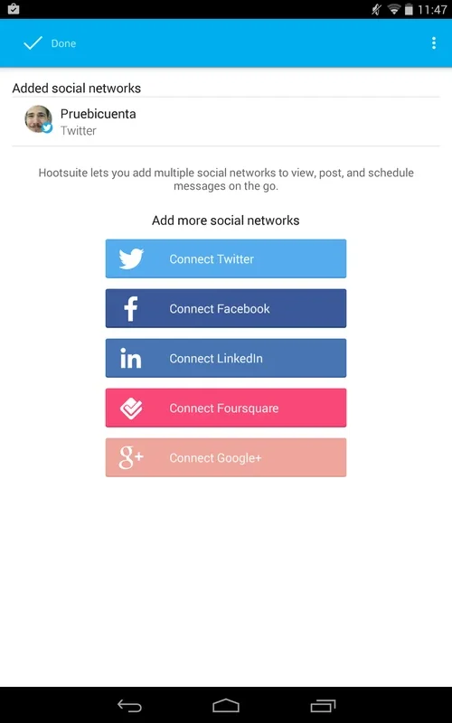 Hootsuite for Android: Comprehensive Social Media Management