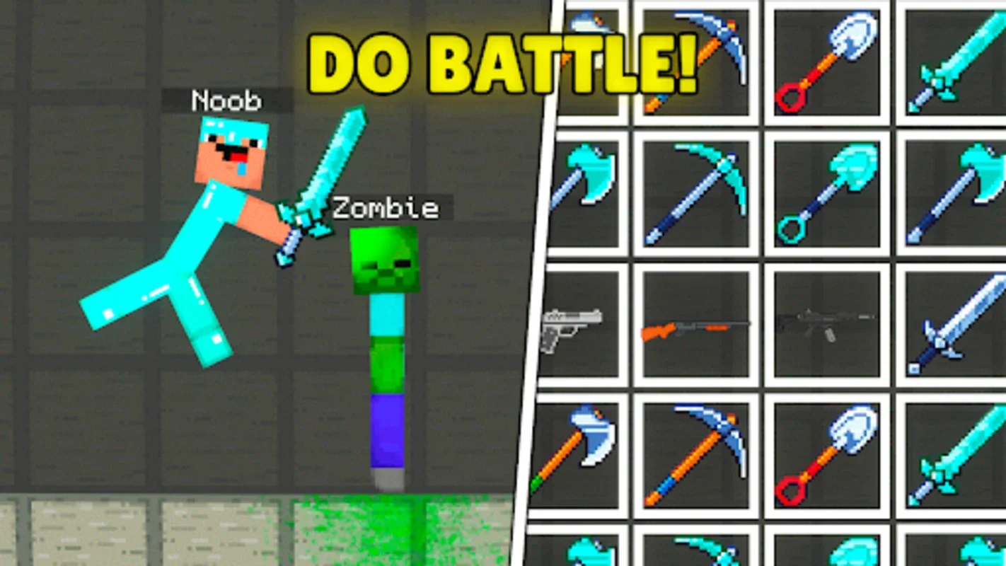 NOOB PLAYGROUND: Human Ragdoll for Android - Pixel - Art Sandbox Fun