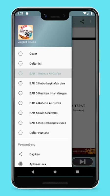 Alqur'an Hadist Kelas 8 MTs for Android - Engaging Islamic Education