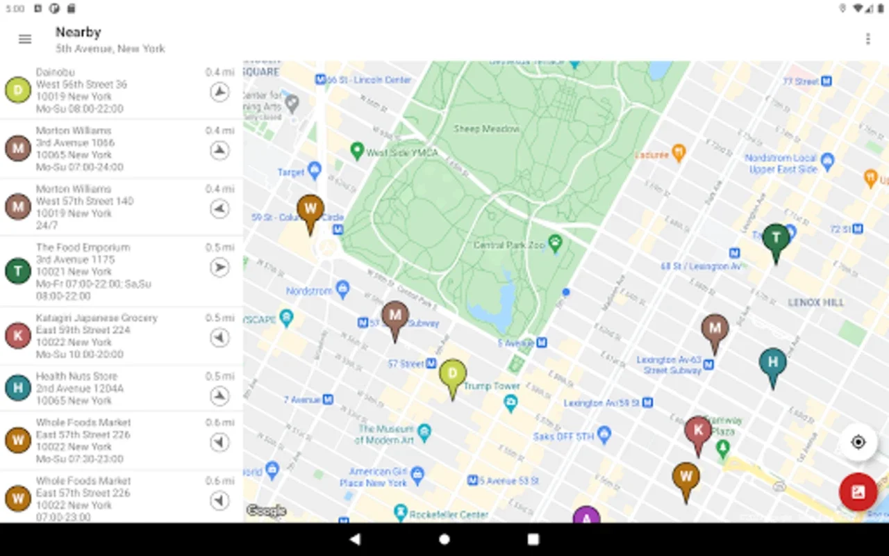 Supermarket Finder Worldwide for Android - Find Groceries Easily