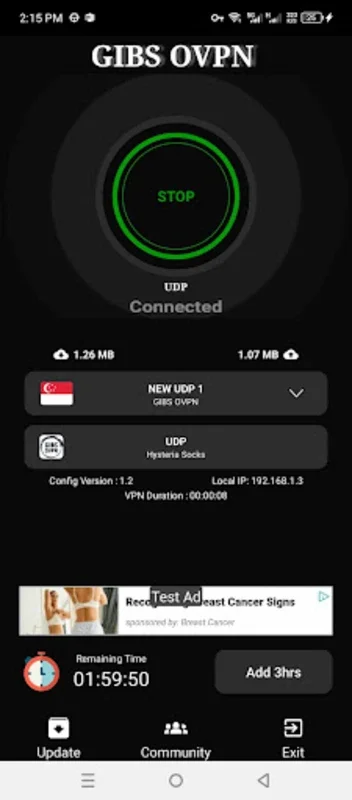 GIBS OVPN for Android - Secure Browsing on the Go