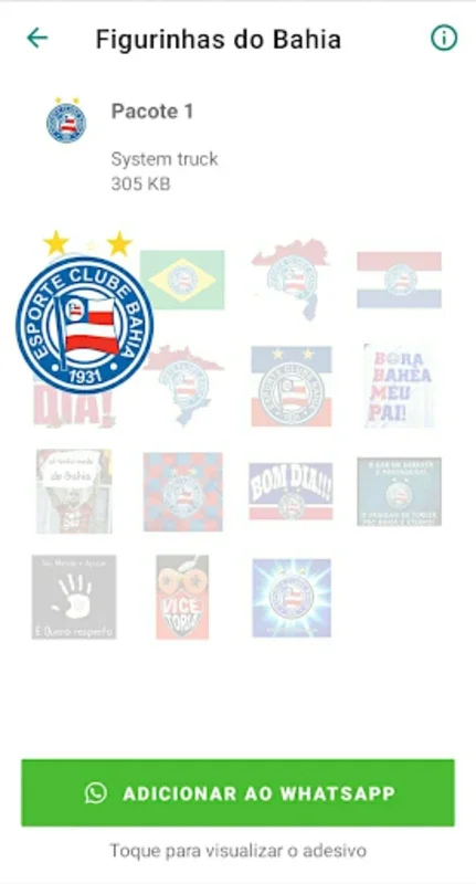 Figurinhas do Bahia for Android - A Fan's Digital Tribute