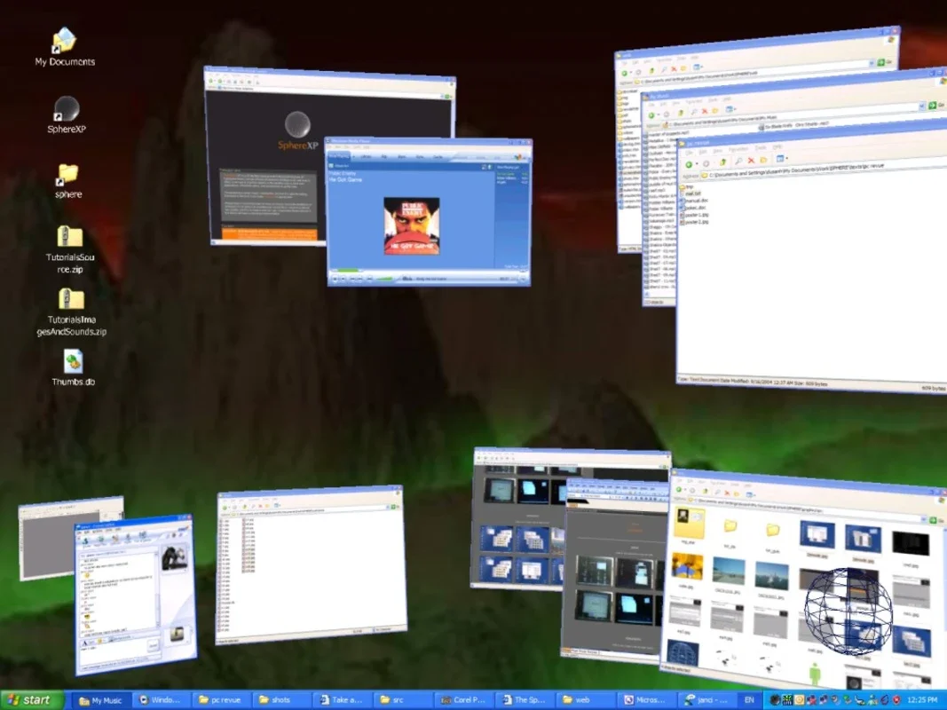 SphereXP for Windows - Transform Your Desktop in 3D