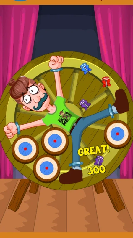 Dart wheel aim target-dart throw game for Android: Fun and Challenging