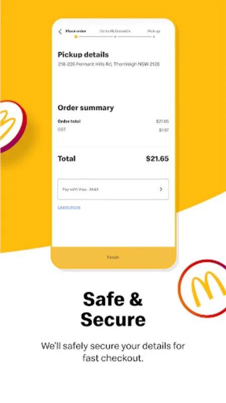 Mymacca's Ordering & Offers for Android - No Downloading Needed