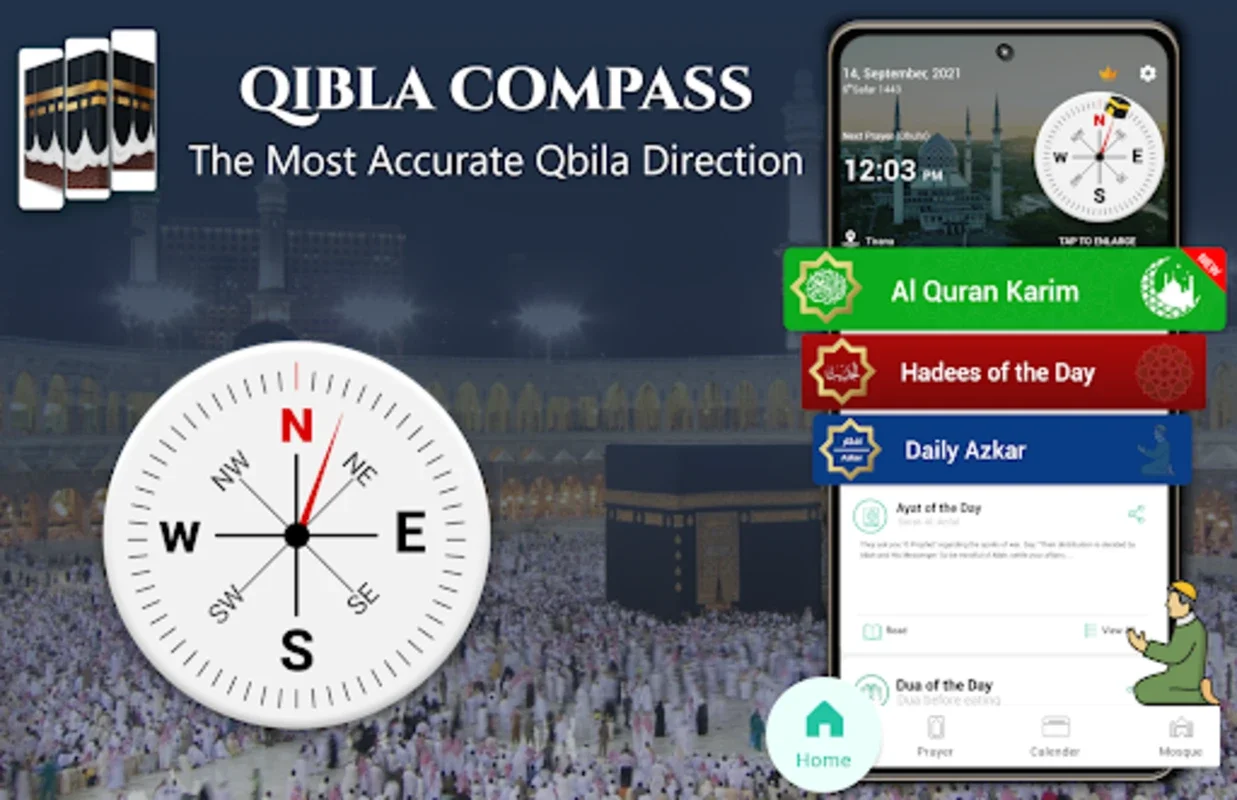 Qibla Compass; Qibla Direction for Android - Find Qibla with Ease