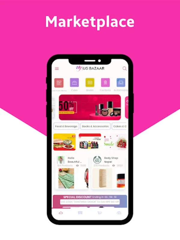 UG Cakes for Android - An All-in-One E-commerce Platform