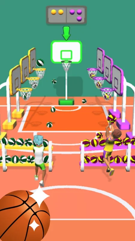 Roll Basket Ball Shot 3D for Android - Enjoy Thrilling Basketball Shots