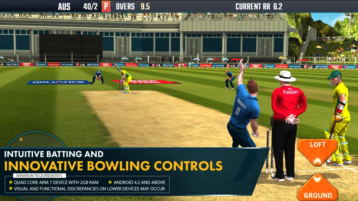 ICC Pro Cricket 2015: Immersive Android Cricket Game