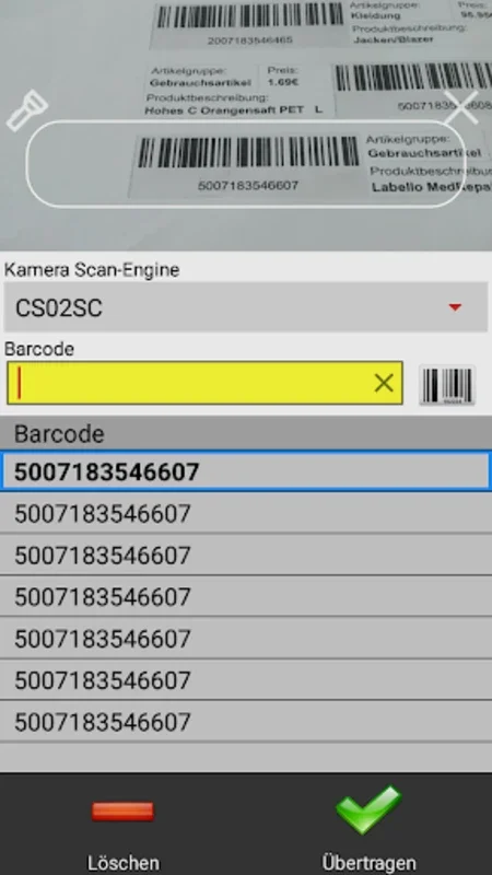 COSYS QR / Barcode - Scanner Demo Cloud for Android: Efficient Scanning