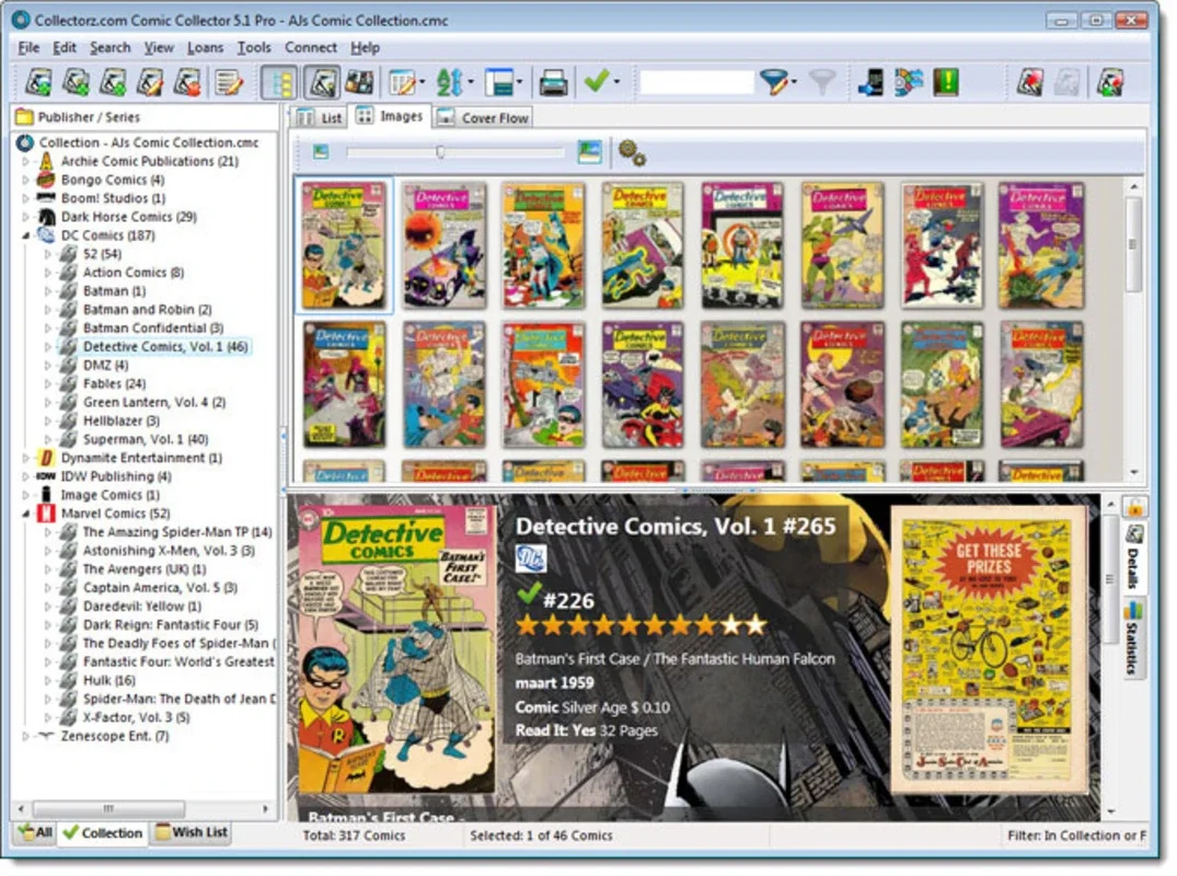 Comic Collector for Windows - Organize Your Comic Books Easily